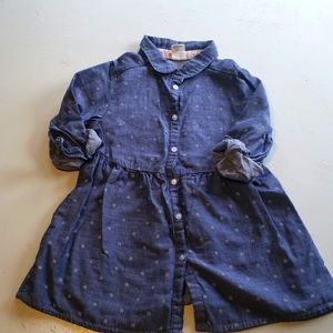 H&M girls denim dress